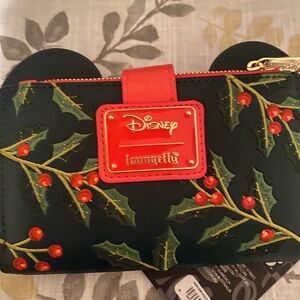 Loungefly Black and Red Disney Wallet